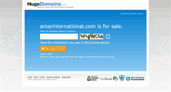 Desktop Screenshot of amarinternational.com